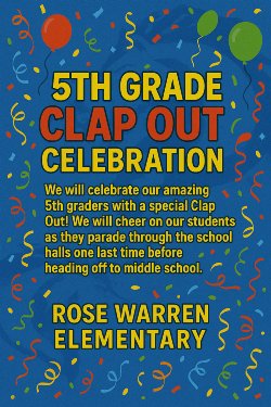 5th Grade Clap Out